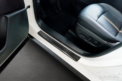 Protector umbral de puertas en relieve MAZDA CX-80 negro