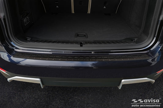protector de parachoques trasero BMW iX3 (G08) negro