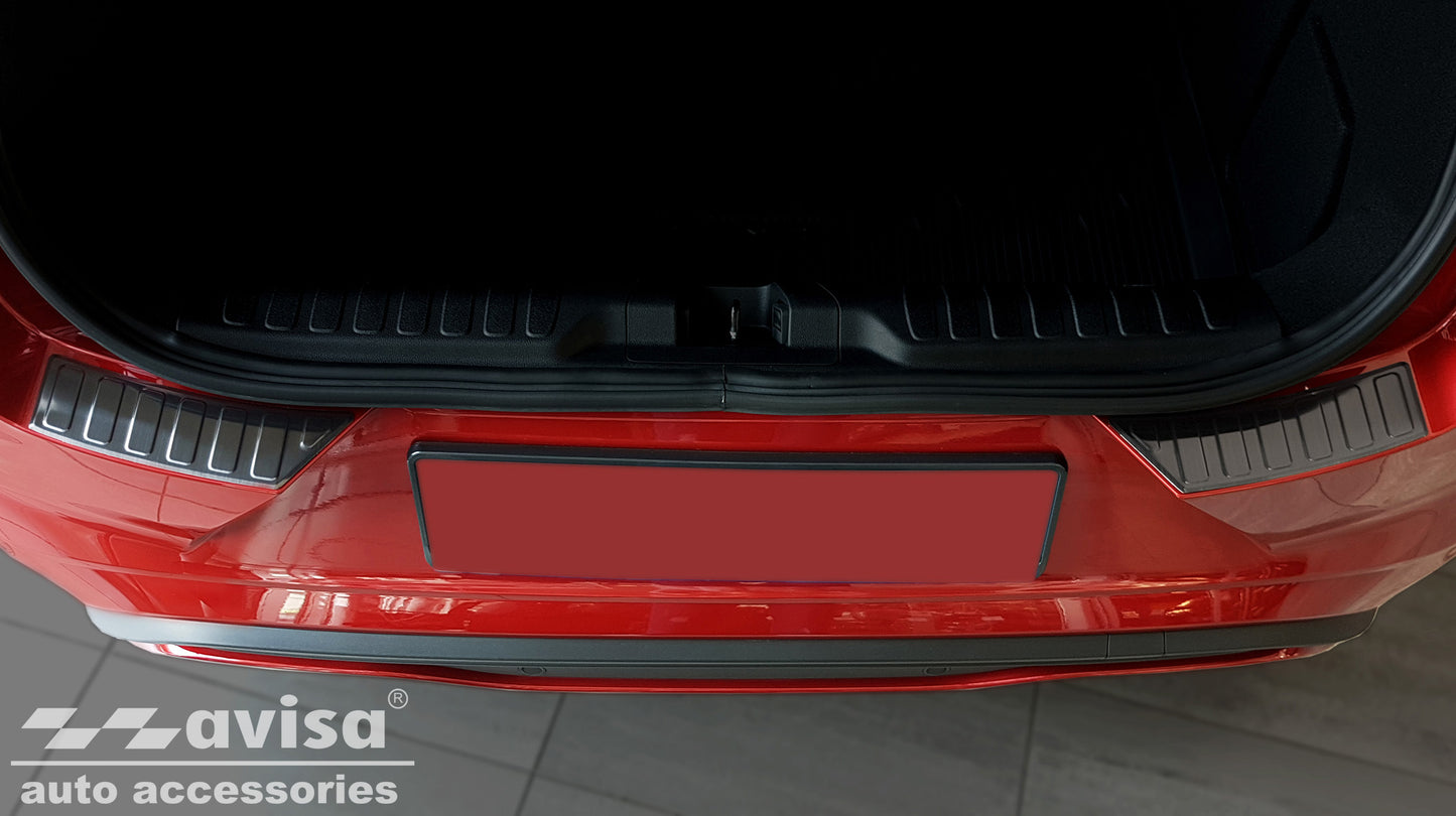 protector de parachoques trasero FORD PUMA crossover negro 2019+
