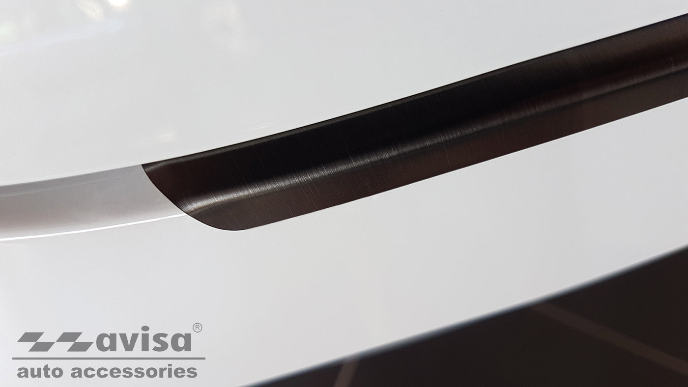 protector de parachoques trasero SEAT CUPRA LEON hatchback negro