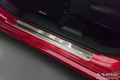 Protector umbral de puertas en relieve SUZUKI SWIFT hatchback plata