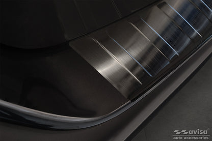 protector de parachoques trasero SUBARU OUTBACK (BT) negro
