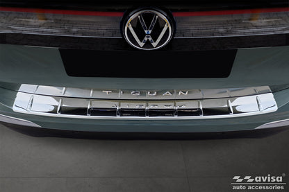 protector de parachoques trasero VW TIGUAN plata espejo