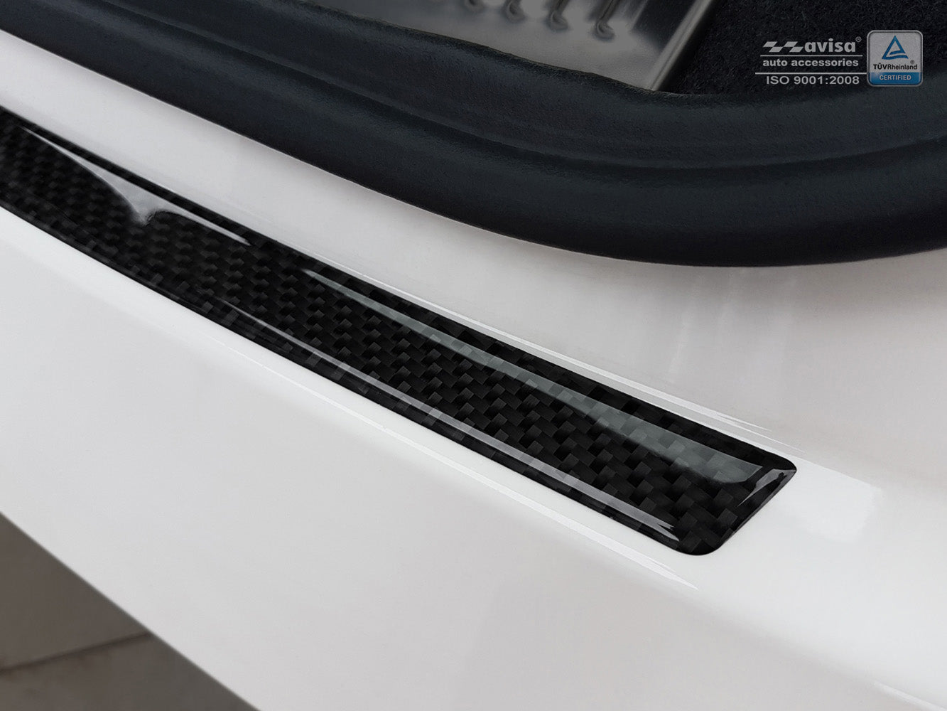 protector de parachoques trasero AUDI Q3 FL negro