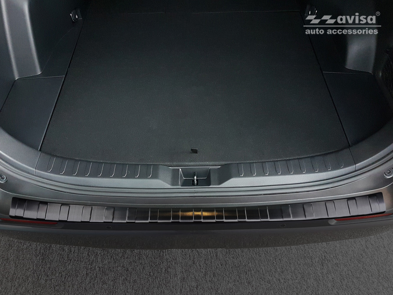 protector de parachoques trasero TOYOTA RAV4 Hybrid negro
