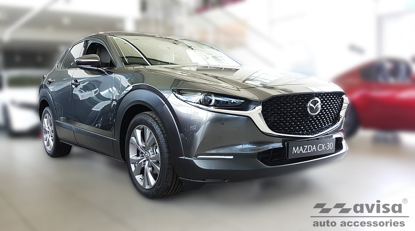 protector de parachoques trasero MAZDA CX-30 negro