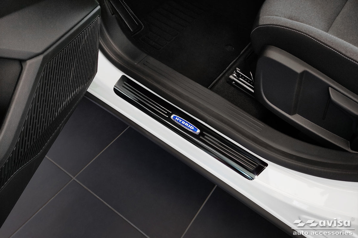 Protector umbral de puertas blue '' HYBRID '' RENAULT RAFALE negro espejo
