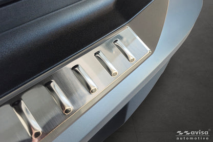 protector de parachoques trasero PEUGEOT 5008 plata satinado