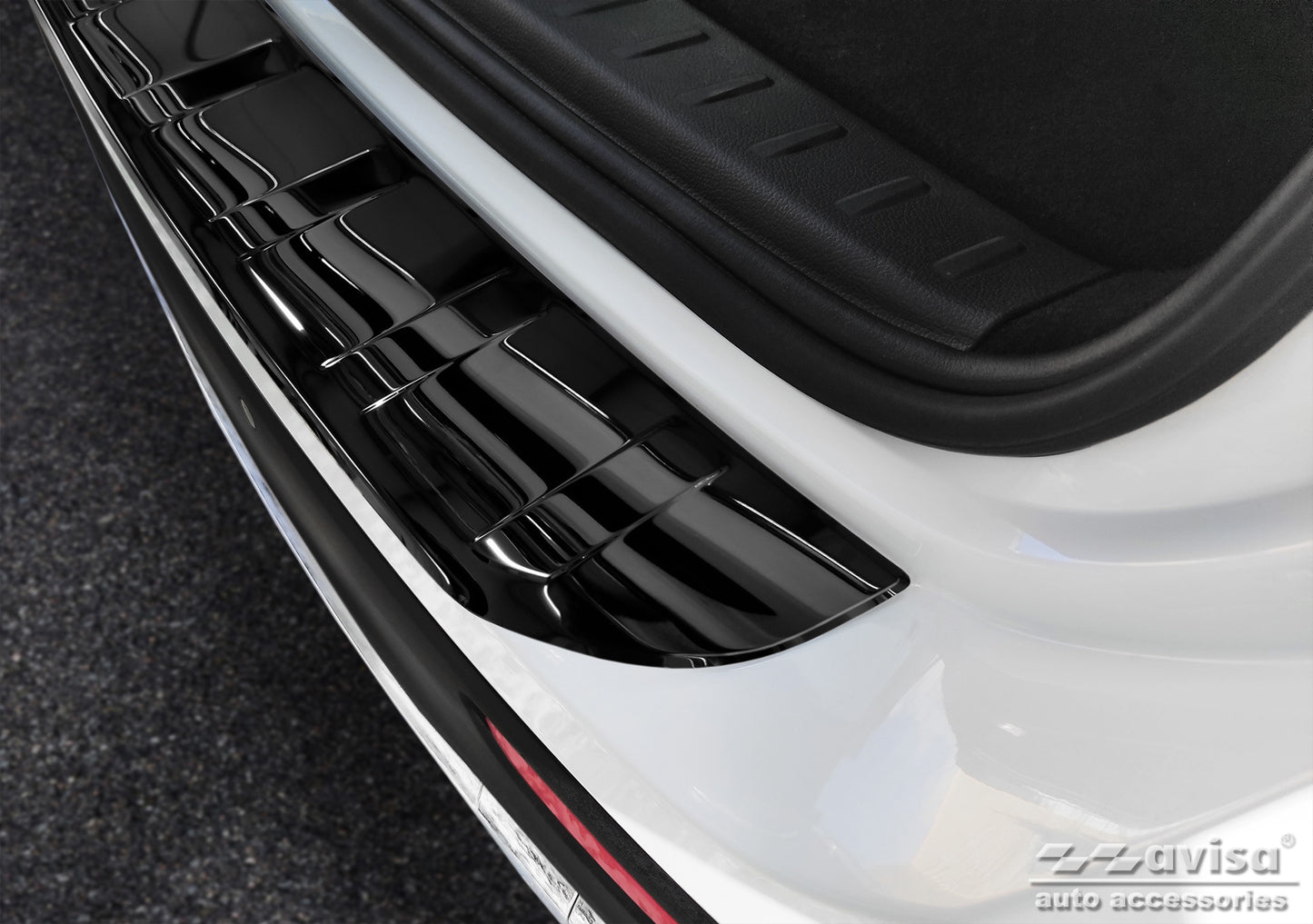 protector de parachoques trasero MERCEDES GLB (X247) crossover negro espejo