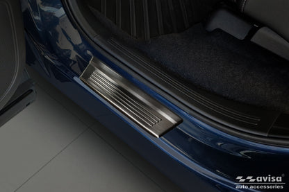 Protector umbral de puertas en relieve HONDA CR-V negro