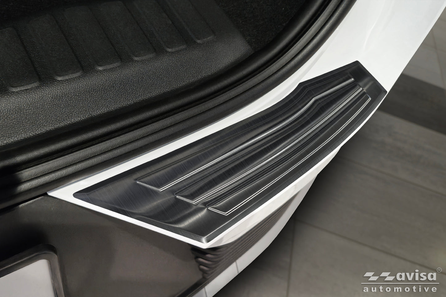 protector de parachoques trasero FORD EXPLORER E negro