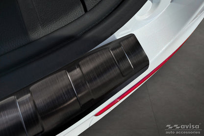 protector de parachoques trasero SSANGYONG REXTON negro