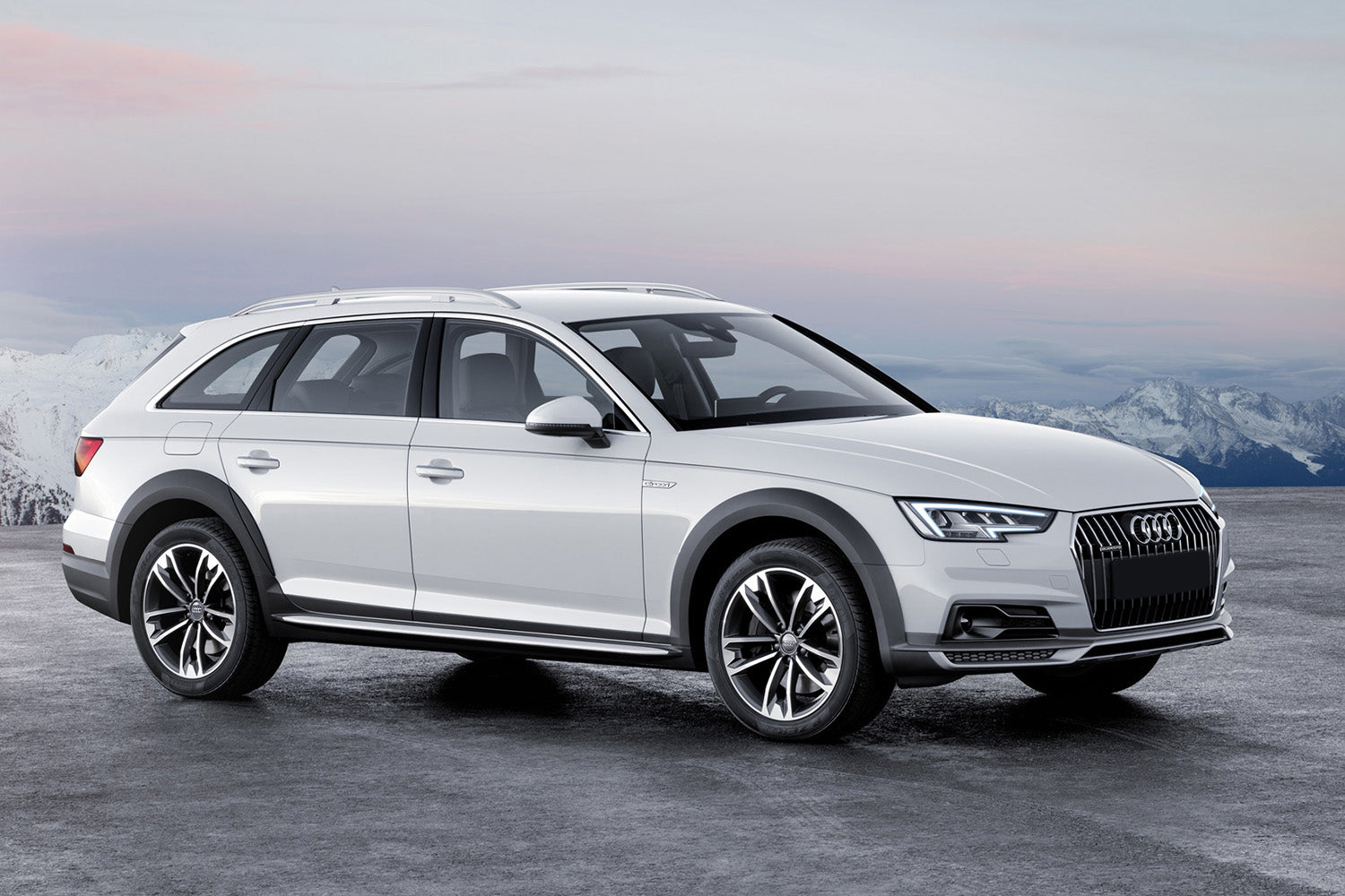 protector de parachoques trasero AUDI A4 B9 ALLROAD negro