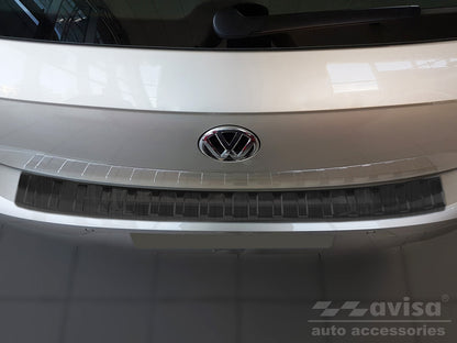 protector de parachoques trasero VW POLO hatchback negro