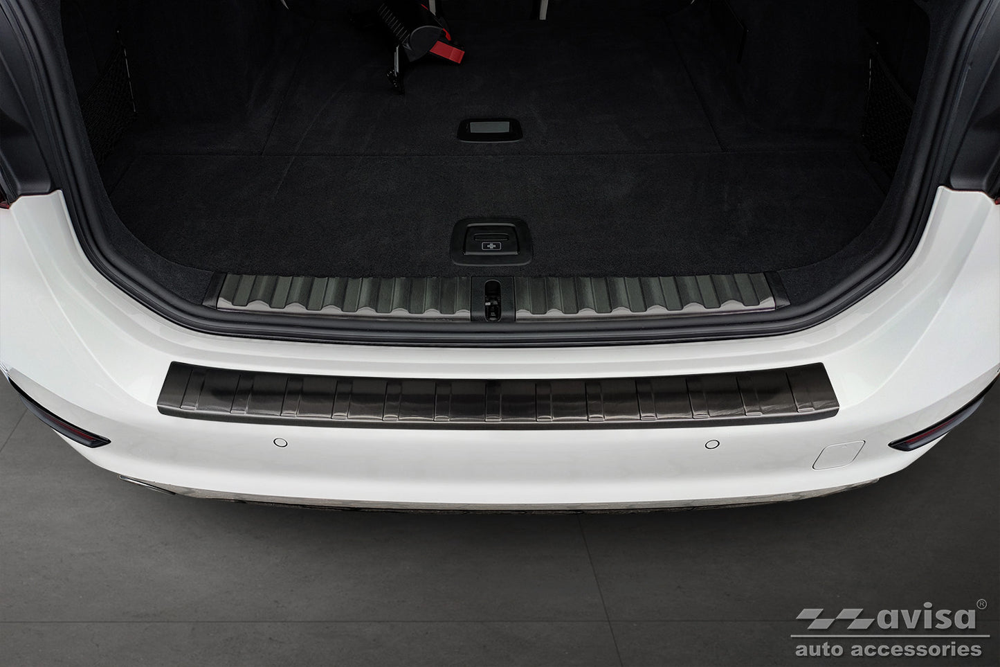 protector de parachoques trasero BMW 3 G21 negro