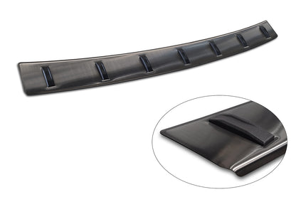 protector de parachoques trasero BMW 5 G61 negro