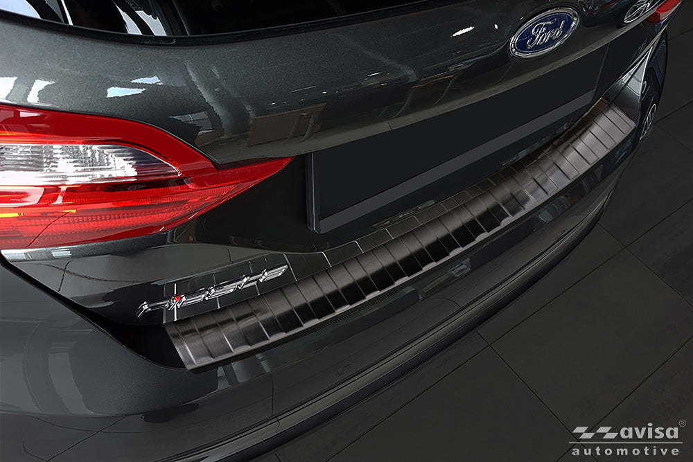 protector de parachoques trasero FORD FIESTA MK8 5d negro