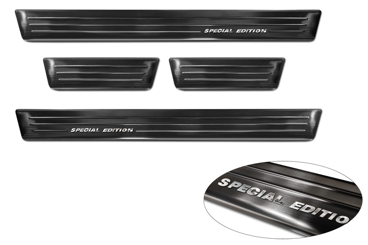 Protector umbral de puertas "Special Edition" VW POLO HATCHBACK negro