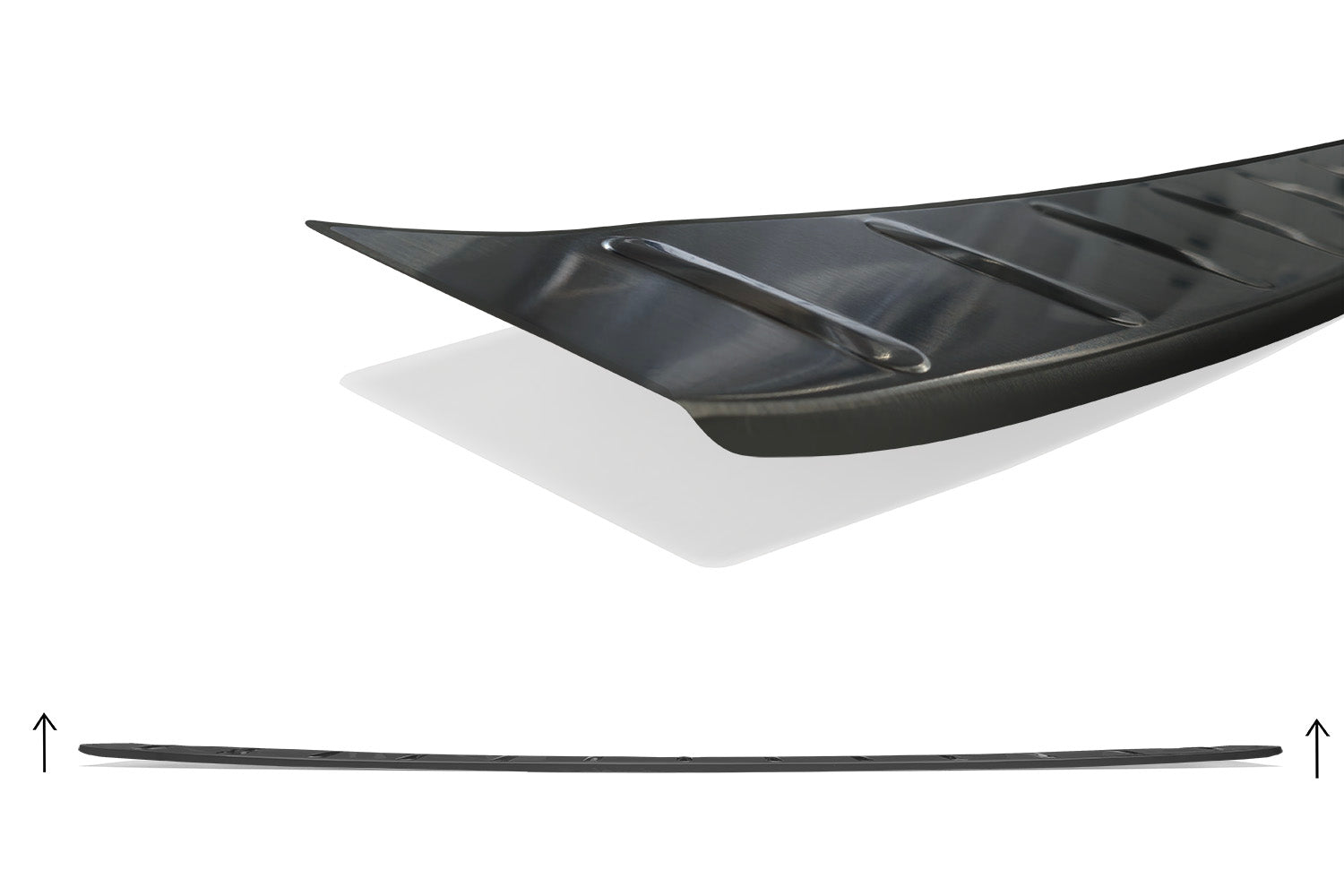 protector de parachoques trasero VW TAYRON negro