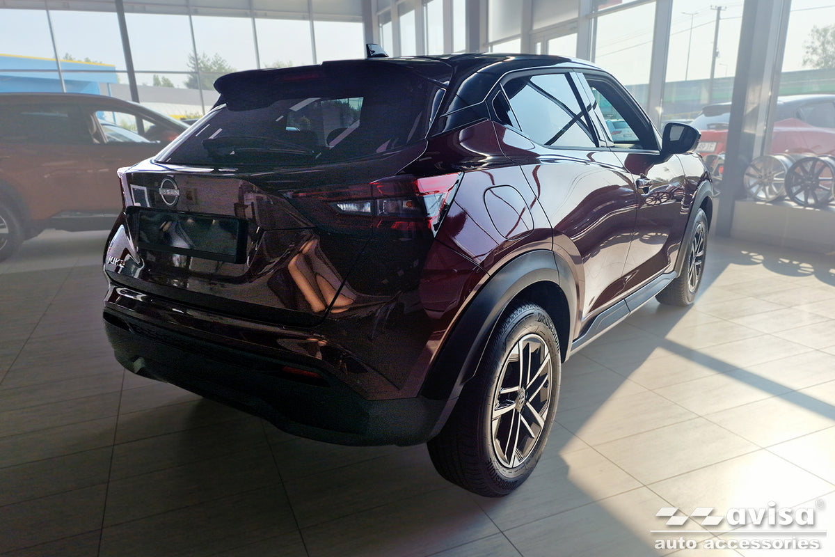 Protector umbral de puertas en relieve NISSAN JUKE plata satinado