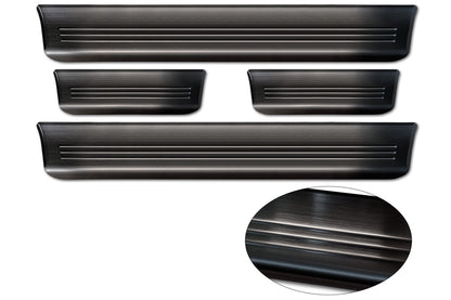 Protector umbral de puertas en relieve TESLA MODEL S liftback negro