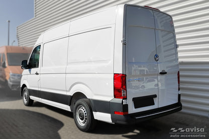 protector de parachoques trasero VW CRAFTER negro acero