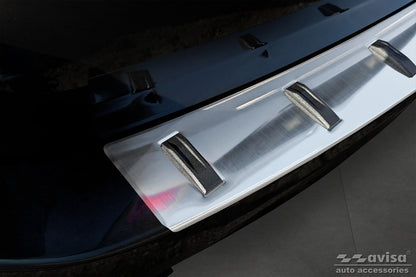 protector de parachoques trasero BMW 5 F11 Touring plata