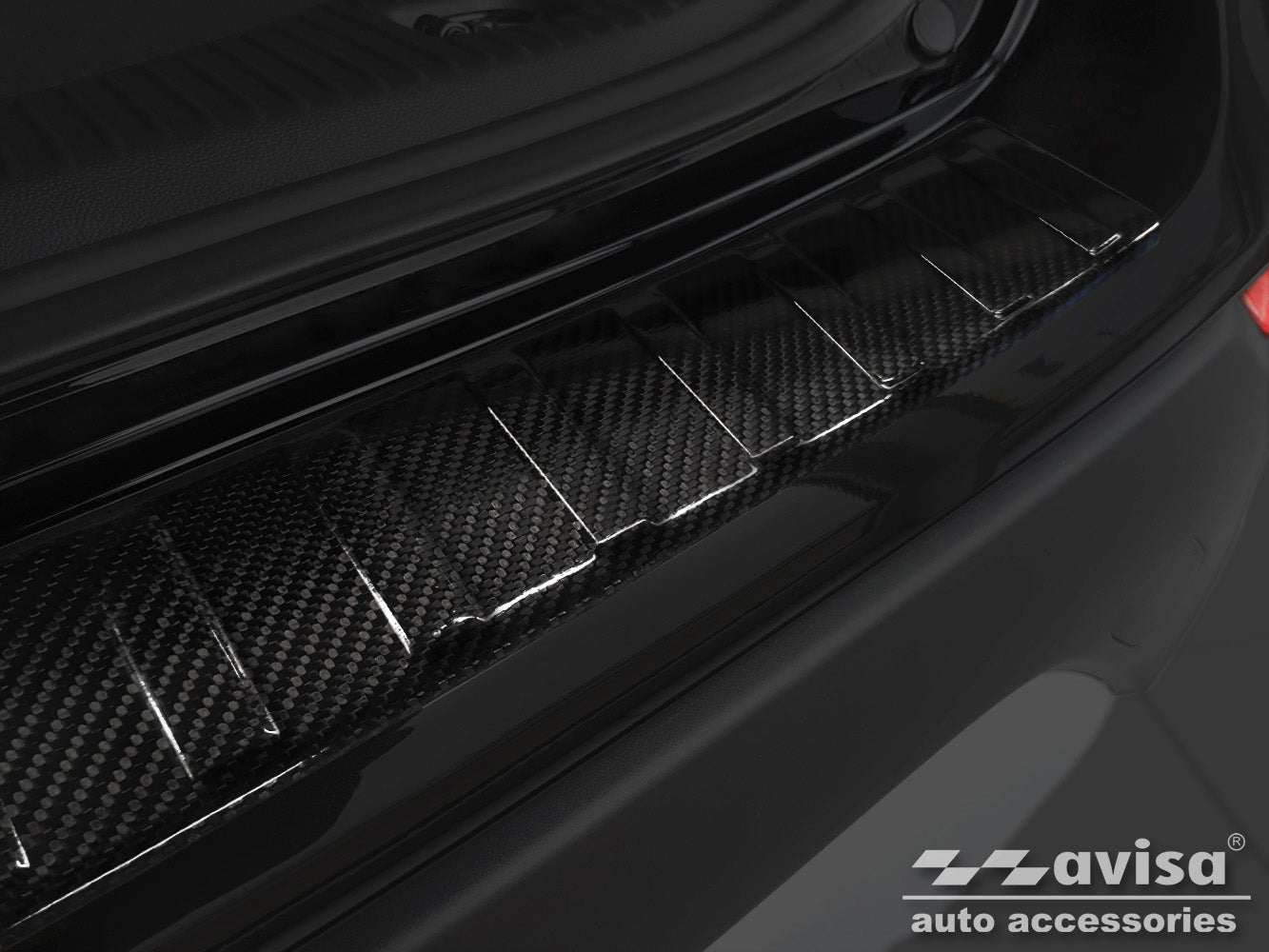 protector de parachoques trasero OPEL MOKKA X negro