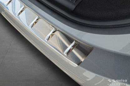 protector de parachoques trasero MG 3 plata satinado