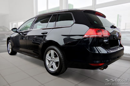 protector de parachoques trasero VW GOLF Variant/Alltrack plata