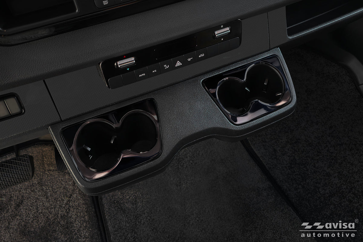 embellecedor del portavasos MERCEDES SPRINTER negro espejo