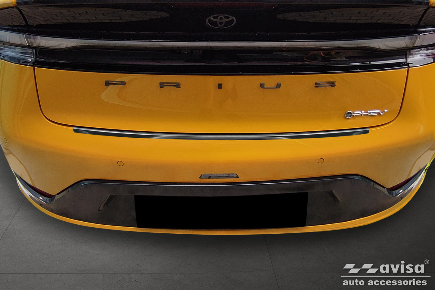 protector de parachoques trasero TOYOTA PRIUS (XW60) negro