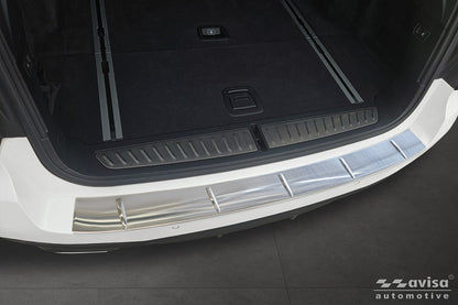 protector de parachoques trasero BMW 5 Touring plata