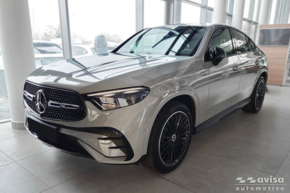 cubierta decorativa del portón trasero del MERCEDES GLC (C254) plata espejo