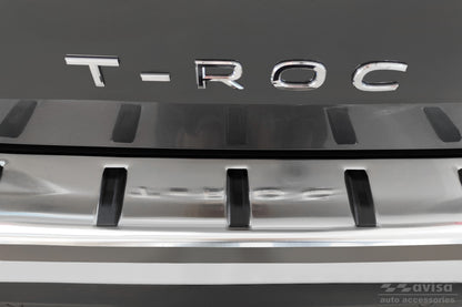 protector de parachoques trasero VW T-ROC cabrio plata