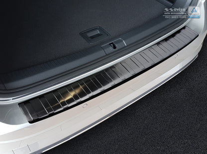 protector de parachoques trasero VW GOLF Variant negro acero 2020