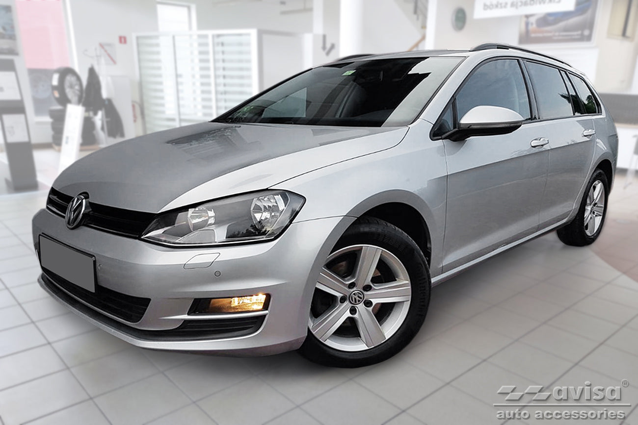 protector de parachoques trasero VW GOLF Variant/Alltrack negro