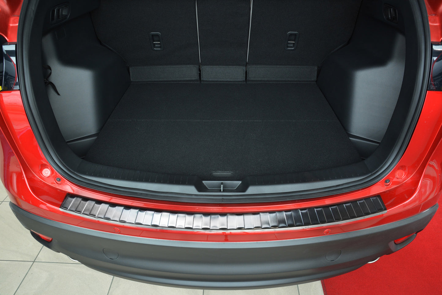 protector de parachoques trasero MAZDA CX-5 negro