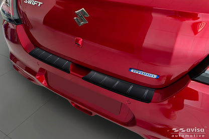 protector de parachoques trasero SUZUKI SWIFT hatchback negro mate
