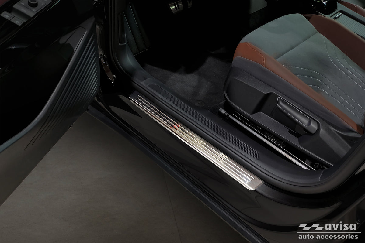 Protector umbral de puertas VW ID.4 suv plata satinado