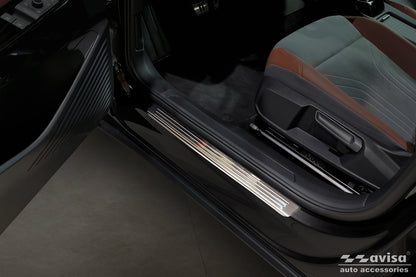 Protector umbral de puertas VW ID.4 suv plata satinado