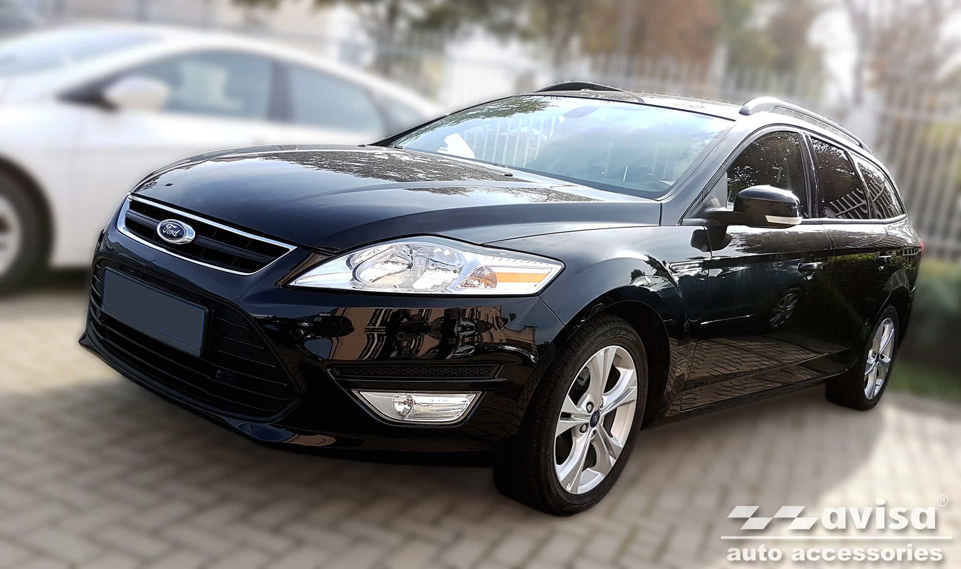 protector de parachoques trasero FORD MONDEO negro