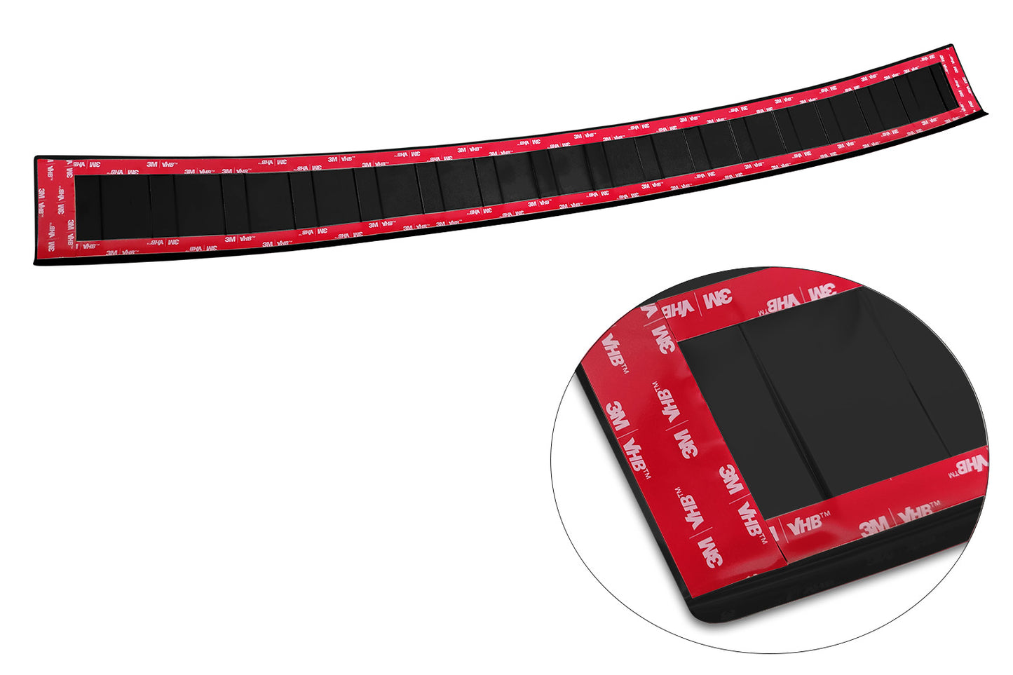 protector de parachoques trasero MERCEDES CLASE C negro 2021+