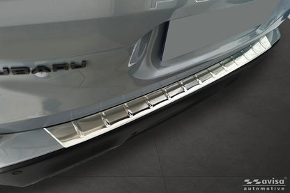 protector de parachoques trasero SUBARU FORESTER plata satinado