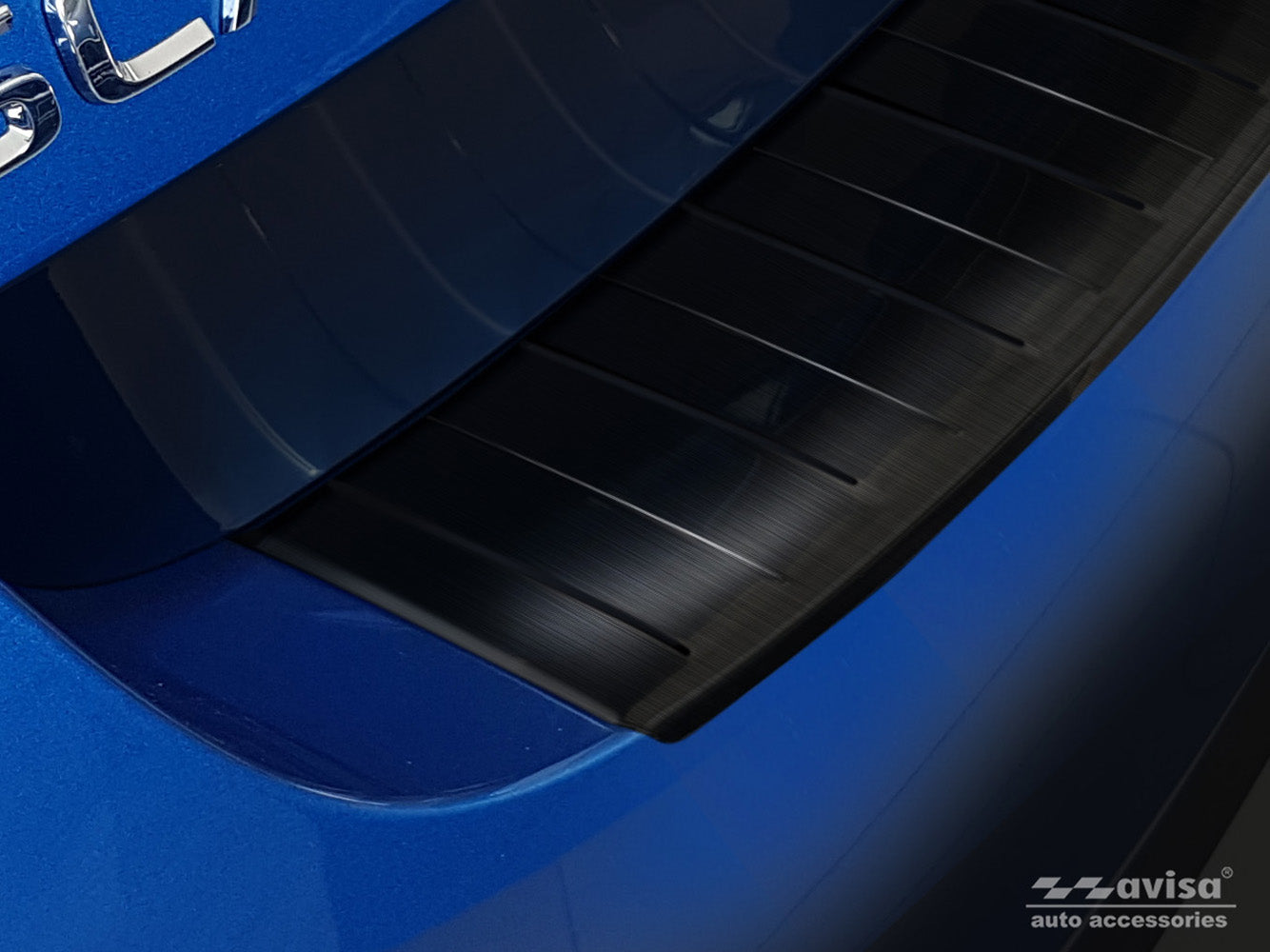 protector de parachoques trasero SKODA SCALA negro