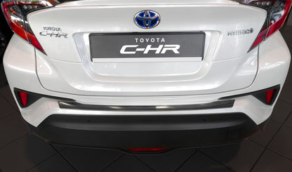 protector de parachoques trasero TOYOTA C-HR crossover negro