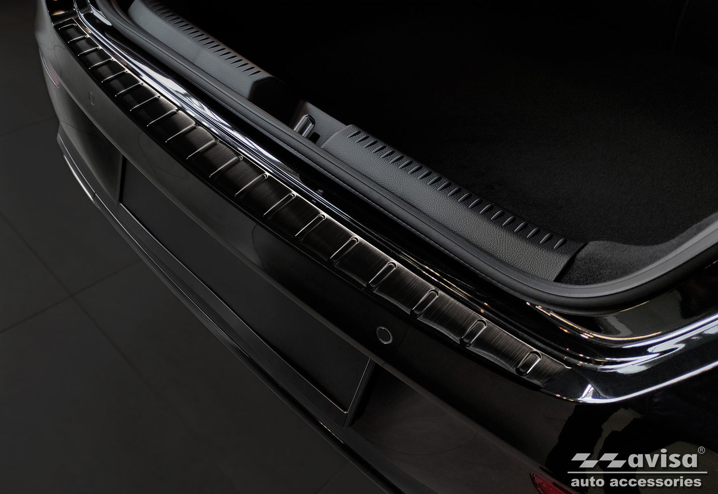 protector de parachoques trasero MERCEDES CLA SHOOTNG BRAKE negro