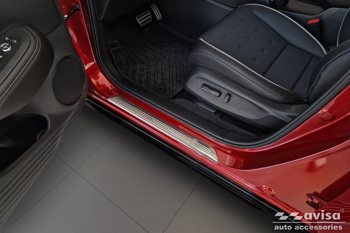 Protector umbral de puertas en relieve HONDA ZR-V plata satinado