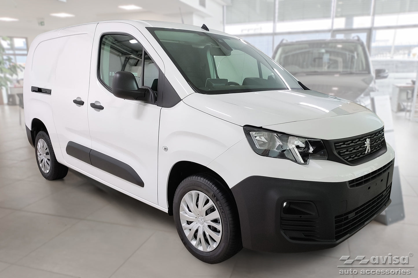 protector de parachoques trasero TOYOTA PROACE CITY plata satinado