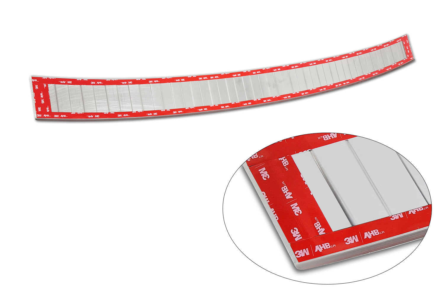 protector de parachoques trasero SKODA SUPERB combi plata espejo 2019-24